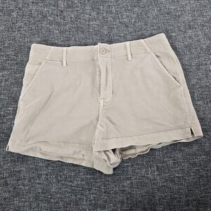 American Eagle Outfitters Women's Khaki Stretch Shorts Size 10 Casual Everyday